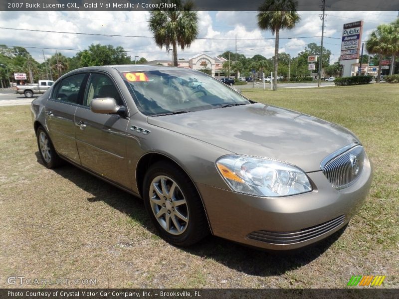 Gold Mist Metallic / Cocoa/Shale 2007 Buick Lucerne CXL