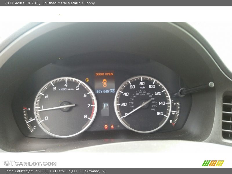 Polished Metal Metallic / Ebony 2014 Acura ILX 2.0L