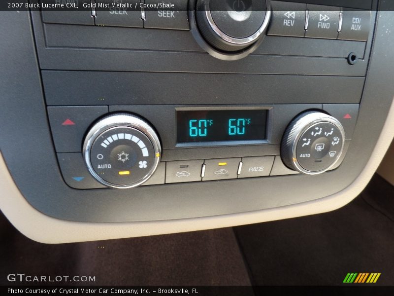 Gold Mist Metallic / Cocoa/Shale 2007 Buick Lucerne CXL