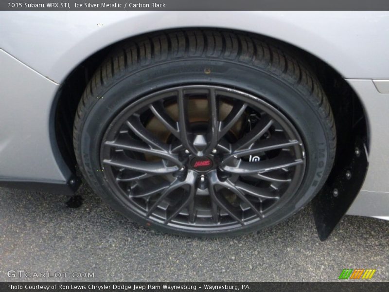 Ice Silver Metallic / Carbon Black 2015 Subaru WRX STI