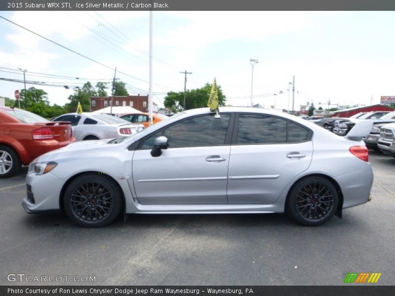 Ice Silver Metallic / Carbon Black 2015 Subaru WRX STI
