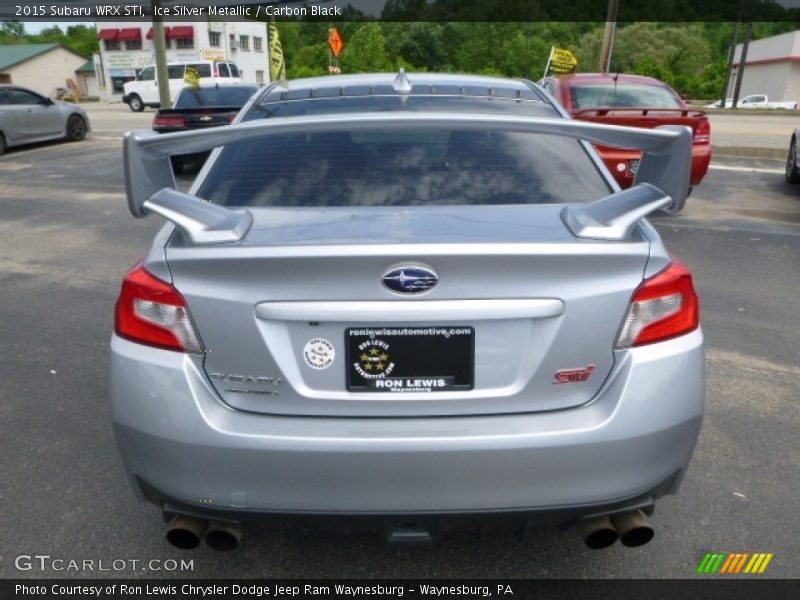 Ice Silver Metallic / Carbon Black 2015 Subaru WRX STI