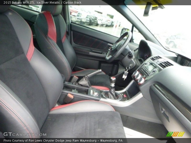 Ice Silver Metallic / Carbon Black 2015 Subaru WRX STI