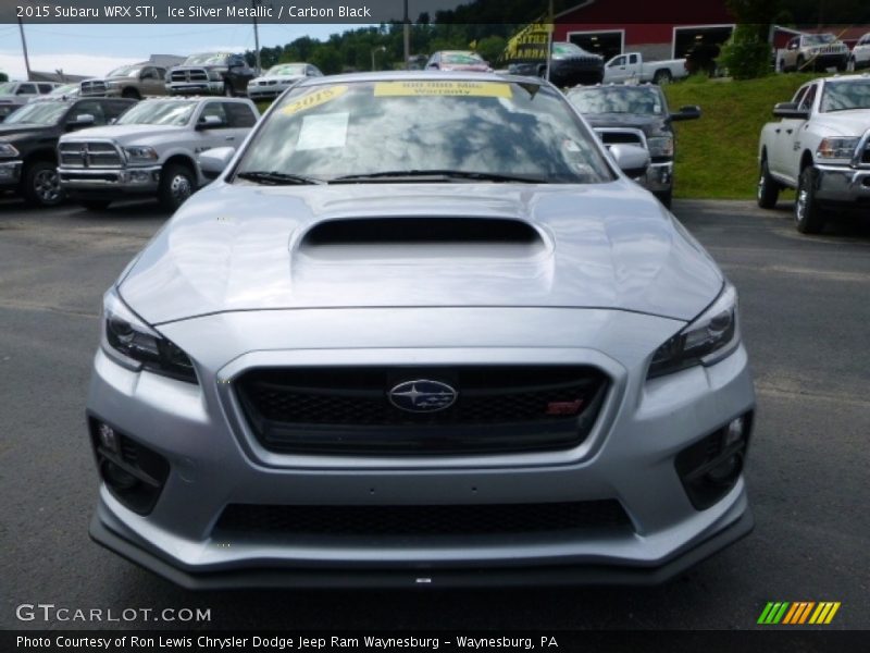 Ice Silver Metallic / Carbon Black 2015 Subaru WRX STI