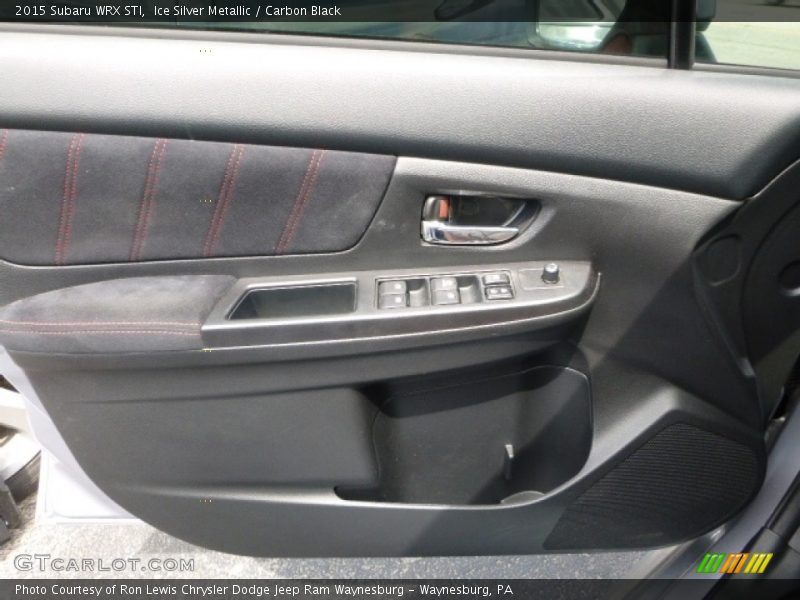 Ice Silver Metallic / Carbon Black 2015 Subaru WRX STI