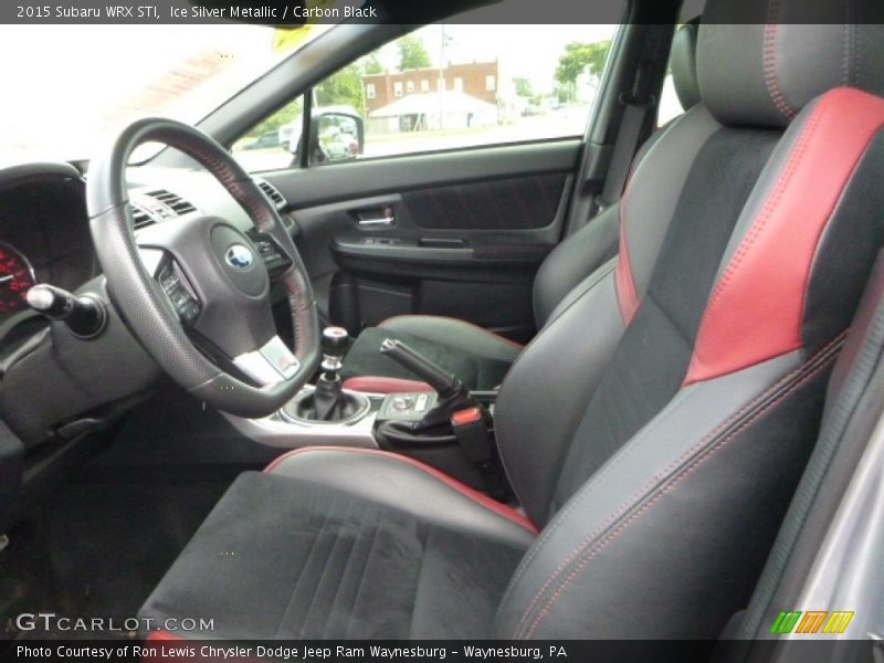 Ice Silver Metallic / Carbon Black 2015 Subaru WRX STI