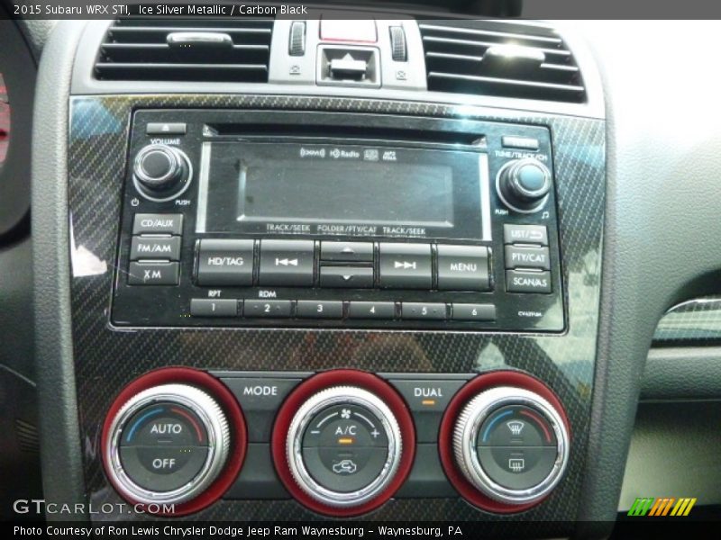 Ice Silver Metallic / Carbon Black 2015 Subaru WRX STI