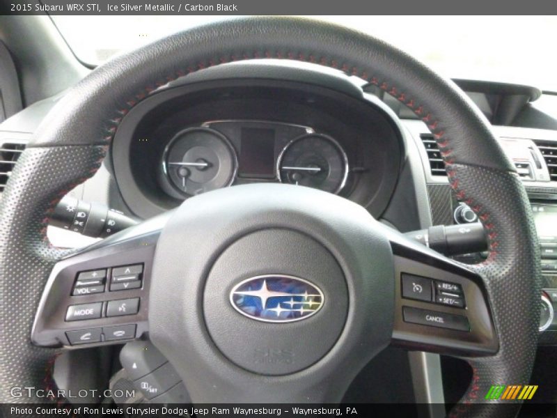 Ice Silver Metallic / Carbon Black 2015 Subaru WRX STI