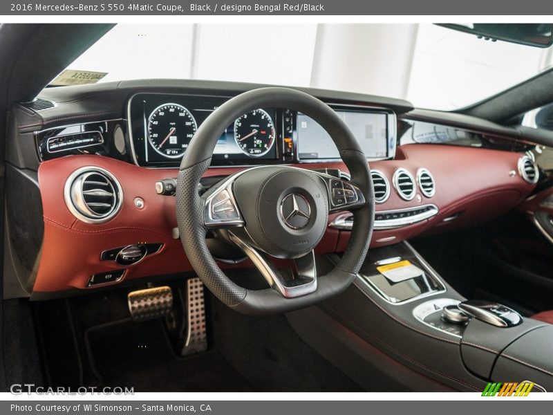 Dashboard of 2016 S 550 4Matic Coupe