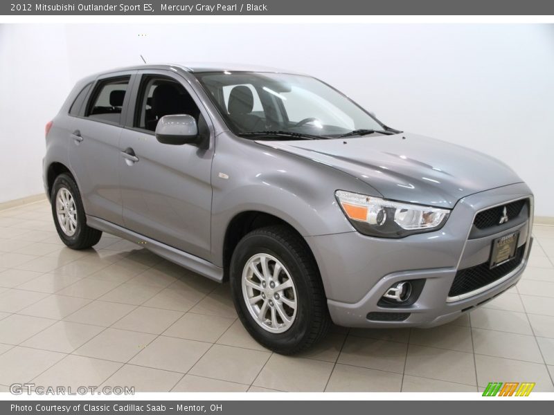 Mercury Gray Pearl / Black 2012 Mitsubishi Outlander Sport ES