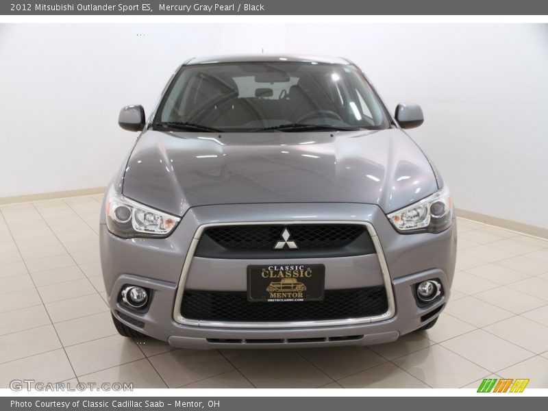 Mercury Gray Pearl / Black 2012 Mitsubishi Outlander Sport ES