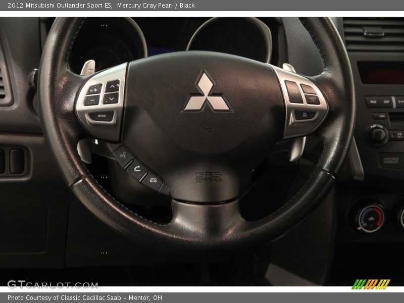 Mercury Gray Pearl / Black 2012 Mitsubishi Outlander Sport ES