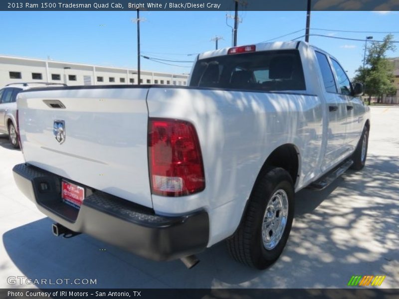 Bright White / Black/Diesel Gray 2013 Ram 1500 Tradesman Quad Cab