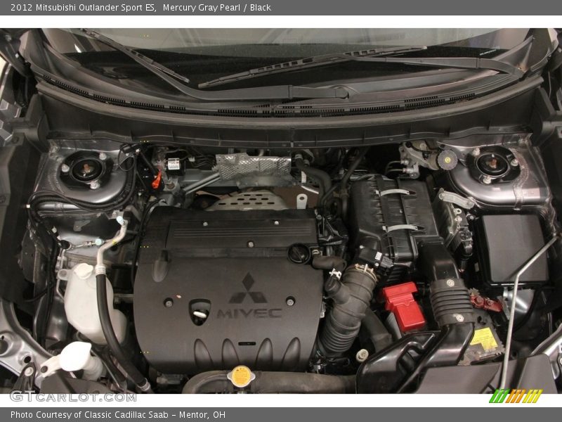 Mercury Gray Pearl / Black 2012 Mitsubishi Outlander Sport ES