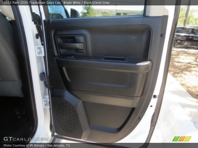 Bright White / Black/Diesel Gray 2013 Ram 1500 Tradesman Quad Cab