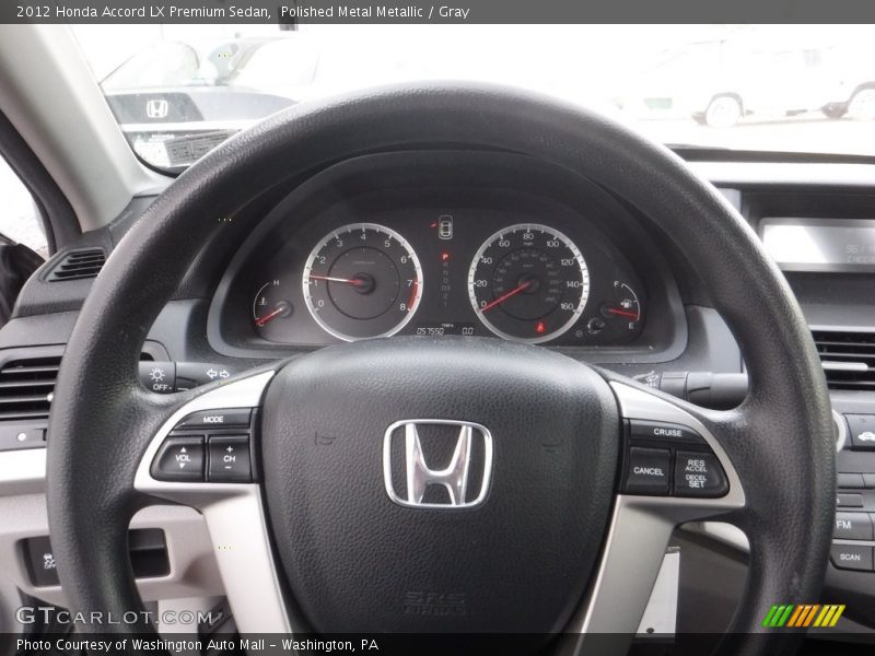 Polished Metal Metallic / Gray 2012 Honda Accord LX Premium Sedan