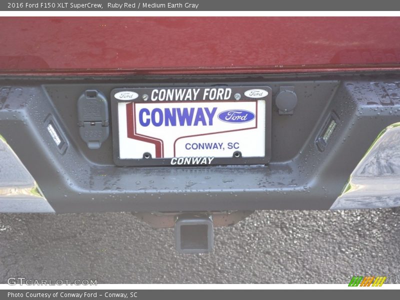 Ruby Red / Medium Earth Gray 2016 Ford F150 XLT SuperCrew