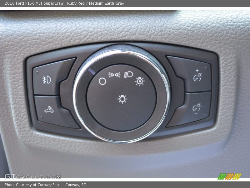 Ruby Red / Medium Earth Gray 2016 Ford F150 XLT SuperCrew