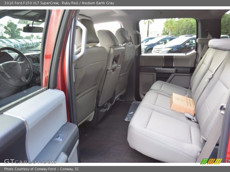 Ruby Red / Medium Earth Gray 2016 Ford F150 XLT SuperCrew