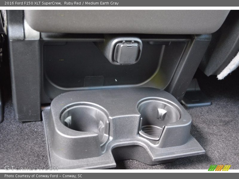 Ruby Red / Medium Earth Gray 2016 Ford F150 XLT SuperCrew