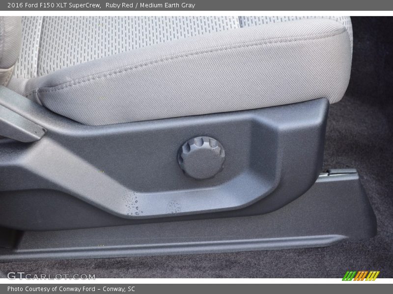 Ruby Red / Medium Earth Gray 2016 Ford F150 XLT SuperCrew