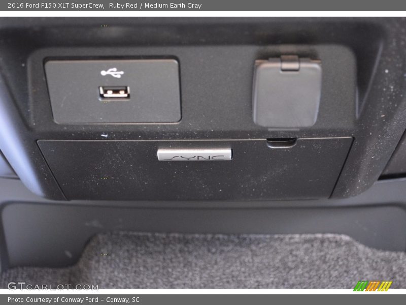 Ruby Red / Medium Earth Gray 2016 Ford F150 XLT SuperCrew