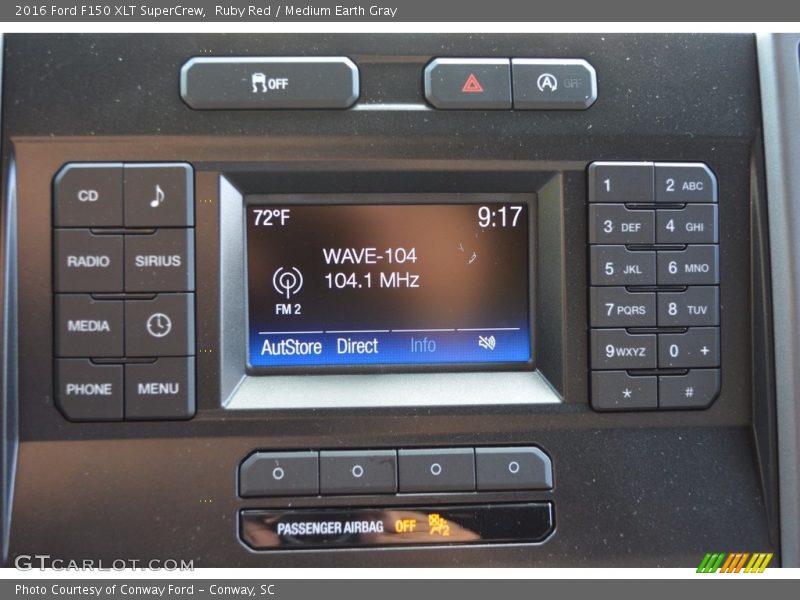 Ruby Red / Medium Earth Gray 2016 Ford F150 XLT SuperCrew