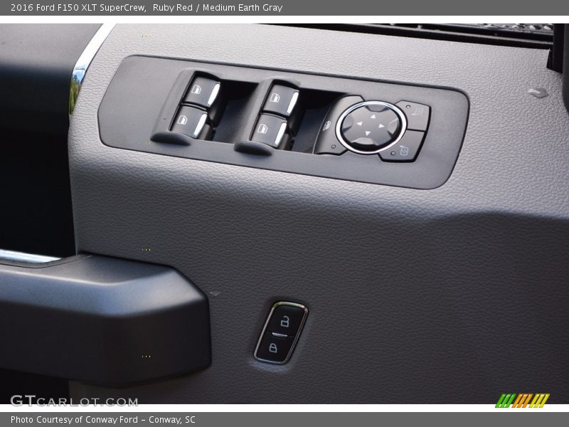 Ruby Red / Medium Earth Gray 2016 Ford F150 XLT SuperCrew