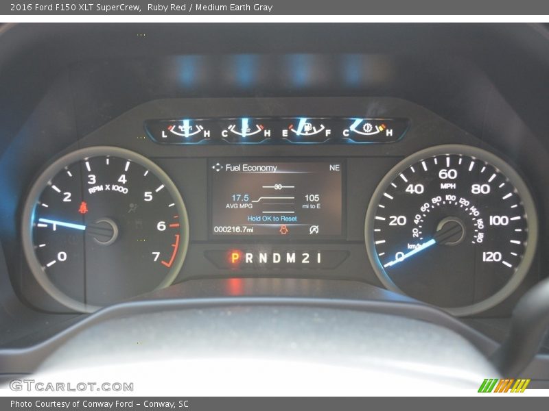 Ruby Red / Medium Earth Gray 2016 Ford F150 XLT SuperCrew