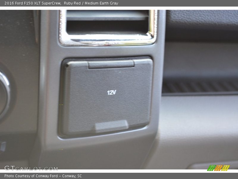Ruby Red / Medium Earth Gray 2016 Ford F150 XLT SuperCrew
