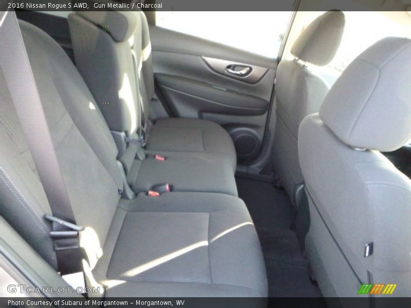 Gun Metallic / Charcoal 2016 Nissan Rogue S AWD