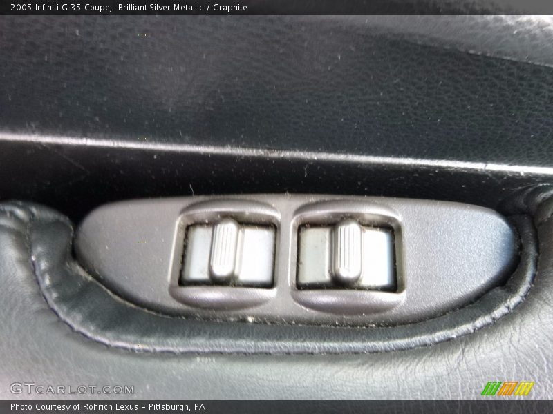 Brilliant Silver Metallic / Graphite 2005 Infiniti G 35 Coupe