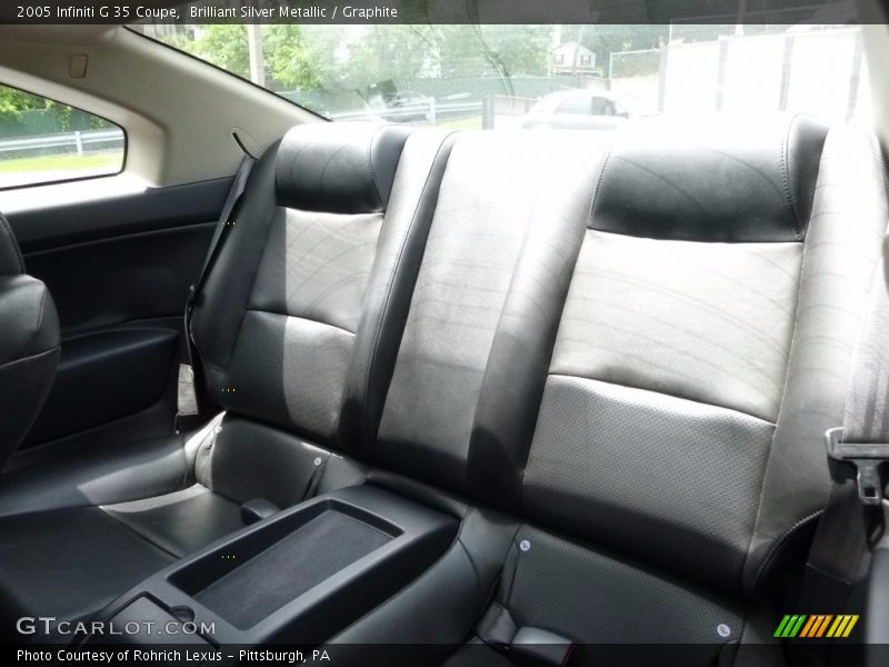 Brilliant Silver Metallic / Graphite 2005 Infiniti G 35 Coupe