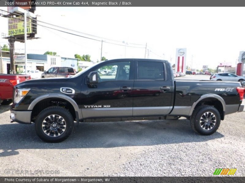 Magnetic Black / Black 2016 Nissan TITAN XD PRO-4X Crew Cab 4x4