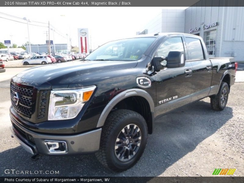 Magnetic Black / Black 2016 Nissan TITAN XD PRO-4X Crew Cab 4x4
