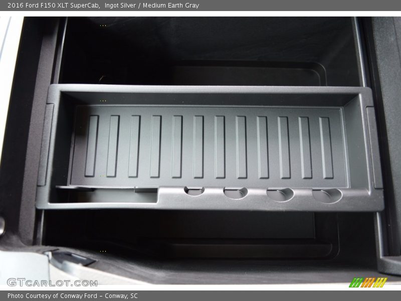 Ingot Silver / Medium Earth Gray 2016 Ford F150 XLT SuperCab