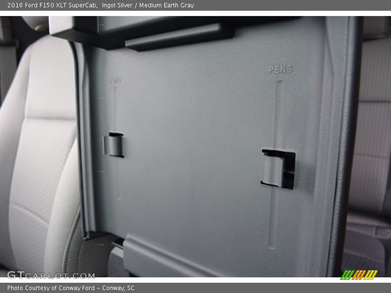 Ingot Silver / Medium Earth Gray 2016 Ford F150 XLT SuperCab