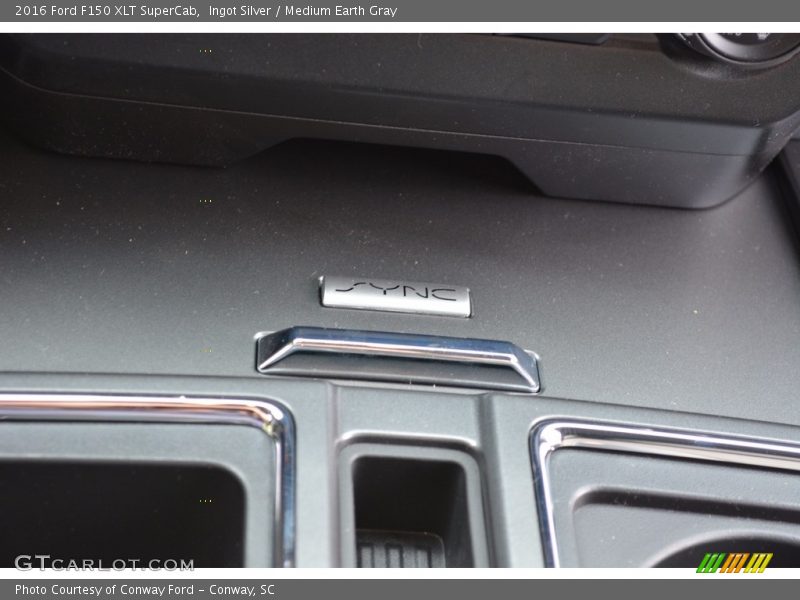 Ingot Silver / Medium Earth Gray 2016 Ford F150 XLT SuperCab