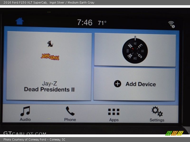 Ingot Silver / Medium Earth Gray 2016 Ford F150 XLT SuperCab