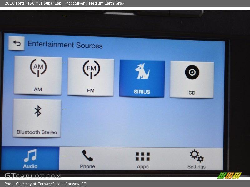 Ingot Silver / Medium Earth Gray 2016 Ford F150 XLT SuperCab