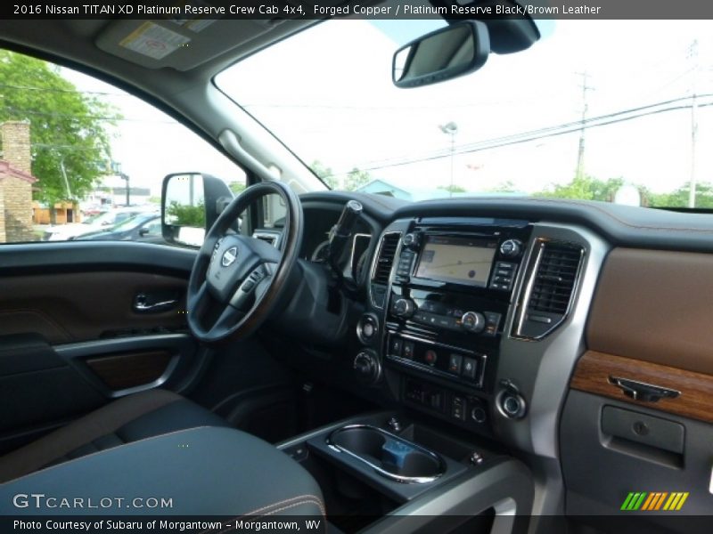 Forged Copper / Platinum Reserve Black/Brown Leather 2016 Nissan TITAN XD Platinum Reserve Crew Cab 4x4