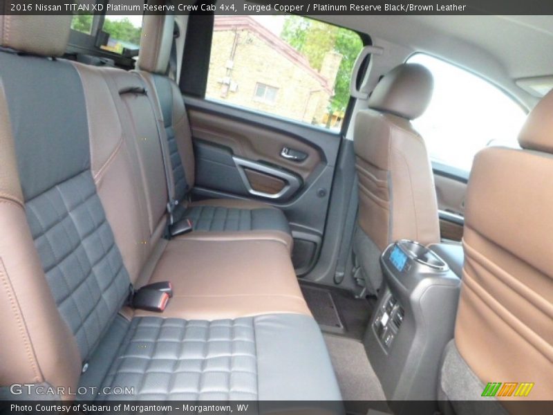 Rear Seat of 2016 TITAN XD Platinum Reserve Crew Cab 4x4