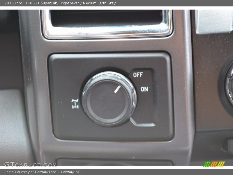 Ingot Silver / Medium Earth Gray 2016 Ford F150 XLT SuperCab