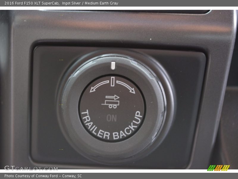 Ingot Silver / Medium Earth Gray 2016 Ford F150 XLT SuperCab