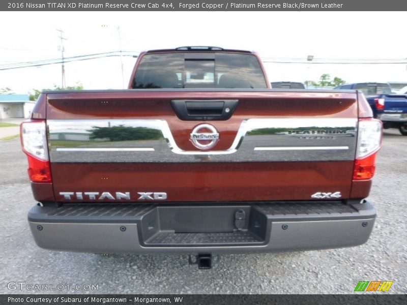 Forged Copper / Platinum Reserve Black/Brown Leather 2016 Nissan TITAN XD Platinum Reserve Crew Cab 4x4