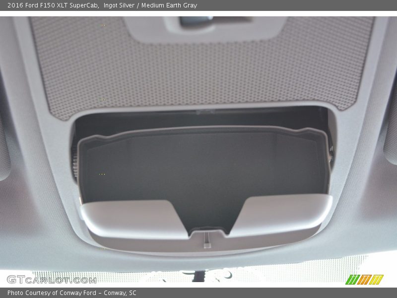 Ingot Silver / Medium Earth Gray 2016 Ford F150 XLT SuperCab