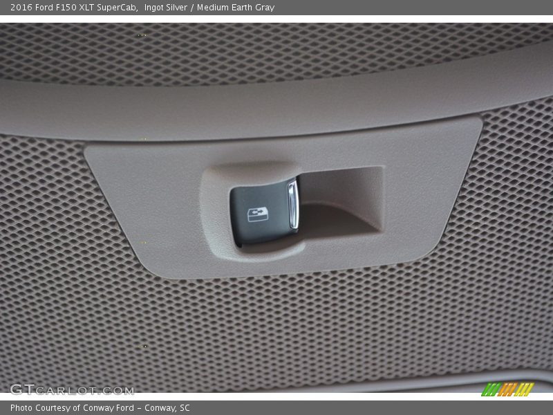 Ingot Silver / Medium Earth Gray 2016 Ford F150 XLT SuperCab