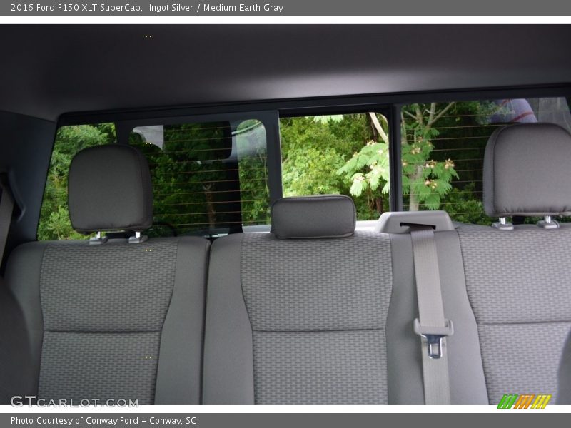 Ingot Silver / Medium Earth Gray 2016 Ford F150 XLT SuperCab