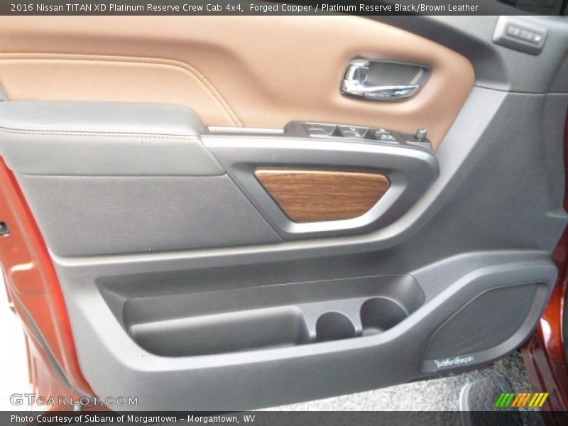 Door Panel of 2016 TITAN XD Platinum Reserve Crew Cab 4x4