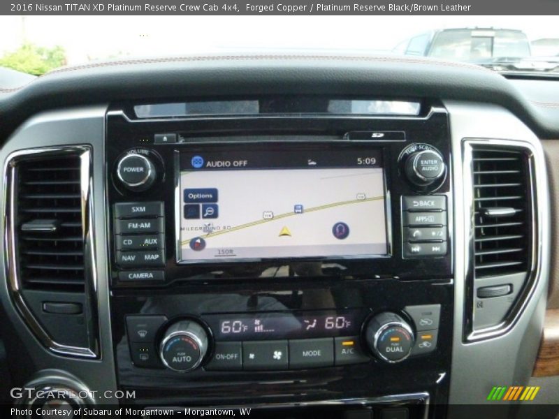 Navigation of 2016 TITAN XD Platinum Reserve Crew Cab 4x4